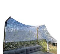 Filet De Camouflage Blanc avec Filet De Support, Toile d'ombrage pergola terrasse rectangulaire pour Militaire chasse