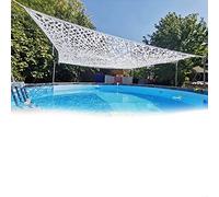 Filet De Camouflage Blanc avec Filet De Support, Toile d'ombrage pergola terrasse rectangulaire pour Militaire Chasse