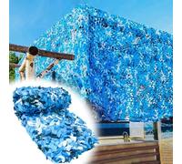 Filet de Camouflage Bleu 1x2m(3.2x6.5ft),Filet de Camouflage pour pergola,Protection Solaire,Filet Camouflage Photographie Animalière,Protection Jardin