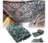 Filet De Camouflage Chasse, Protection Solaire, Militaire Forêt Camouflable pour Pergola, Décoration, Couverture D'ombrage Voiture, Camping - Forêt, 2X7m/6.56x22.97ft