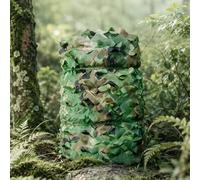 Filet de Camouflage d'extérieur,Camo Filet résistant aux déchirures,Woodland-2x3m(7 * 10ft)
