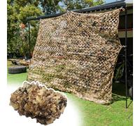 Filet de Camouflage Militaire 3x5m(9.8x16.4ft) Filet De Camouflage Renforcé,Filet De Camouflage Crème Solaire,Camping,Chasse,Armée,Filet D'ombrage,Léger Et Durable