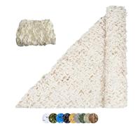 Filet de Camouflage Militaire Grande 2M*20M, 210D Renforcé Filet Camouflage Chasse, Rouleau de bache camouflages, Voile d'ombrage, pour la Chasse, l’Extérieur, Jardin Fête, Décoration, la Ombrage