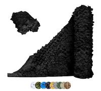 Filet de Camouflage Militaire Grande 3M*15M, 210D Renforcé Filet Camouflage Chasse, Rouleau de bache camouflages, Voile d'ombrage, pour la Chasse, l’Extérieur, Jardin Fête, Décoration, la Ombrage