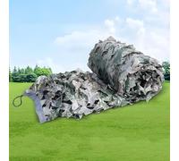 Filet de Camouflage Militaire Grande Polyvalent - Filet de Chasse Jardinage Protection Solaire Camping Ombrage Terrasse Couverture Voiture Extérieur Décoration, Auvent(Digital Camouflage,3.5x12M)