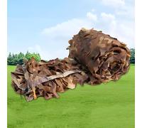 Filet de Camouflage Militaire Grande Polyvalent - Filet de Chasse Jardinage Protection Solaire Camping Ombrage Terrasse Couverture Voiture Extérieur Décoration, Auvent(Desert Camouflage,1.5x12M)