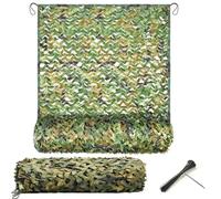Filet De Camouflage Militaire Grande Taille Parfaits pour Chasse, Ombrage,Camouflage Décoration,Parasol,Terrasse Protection Solaire, Couverture De Voiture, Clôture(2X2M)