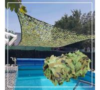 Filet de Camouflage Militaire renforcé, Filet de Camouflage de Protection Solaire, forêt, Camping, Chasse, armée, décoration de fête, Housse de Voiture(4x5m(13.1 * 16.4ft))