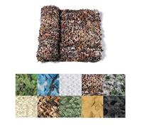 Filet de Camouflage Multifonctionnel Filet Camo pour Chasse Jardin Camping Décoration Protection Solaire Intimité Extérieure Tissu Oxford 210D Filet Camouflage Couleurs 6x6M Couleur d'herbe fanée