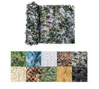 Filet de Camouflage Multifonctionnel Filet Camo pour Chasse Jardin Camping Décoration Protection Solaire Intimité Extérieure Tissu Oxford 210D Filet Camouflage Couleurs 3x5M Couleurs de la forêt