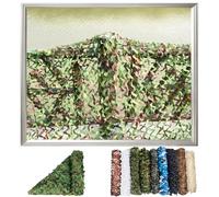 Filet de Camouflage Poids Léger - Filet D'ombrage pour Ombre - Camouflage Net Protection Bâche de Voiture,Camping,Chasse,Décoration,la décoration - Filet de Camo Militaire,1x8m/3.28x26.24ft