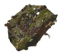 Filet de Camouflage pour Casque Militaire, Nylon Respirant, Combat | Installation Rapide, Finition Hydrophobe, Réduit L’éblouissement, pour Exercices Militaires et Environnements de Terrain