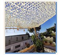 Filet De Camouflage Pour Terrasse,Filet De Camouflage Renforcé Beige,Militaire,Camping,Filet De Camouflage Chasse,Décorations De Fête,Couverture De Voiture,Filet D'ombrage,Beige-2x6m(6.6*19.7ft)
