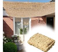 Filet de Camouflage renforcé 8x19m 210D Pare-Soleil Camping,la Chasse, Décoration Jardin, Housses de Voiture, Auvents Terrasse,Photographie Fond,Camo Net(Couleur:Sable)