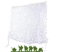 Filet De Camouflage Renforcé Blanc 1.5x2m 2x3m 2x7m 3x3m 3x6m 4x8m 5x9m 6x7m 8x9m 10x12m Filet De Dissimulation De Chasse Pour Voiture Couvre, Extérieur Pergola Décoration Toile D'ombrage ( Taille : 2