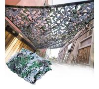 Filet De Camouflage Renforcé Militaire Filet d'ombrage 1.5x2m 2x3.0m 2.5x4.0m 3x5m 3x6m 3.5x8m 4x5m 4.5x6m 6x6m Voile D'ombrage pour Chasse décoration Jardin Ombrage Photo Auvents Terrasse(2X2m)