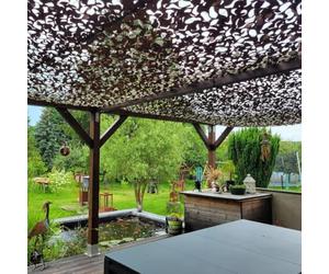 Filet de Camouflage Renforcé Militaire | Haut de Gamme | Protection Solaire & Voile d'Ombrage Anti-UV Terrasse Pergola Jardin Chasse Airsoft Rideau Déco Résistant Durable 3x4 3x5