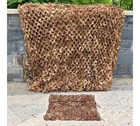 Filet De Camouflage Sable 2x2m(6.5x6.5ft) Filet Camouflage Renforcé,De Crème Solaire,Militaire,Camping,Chasse,Armée,Décoration,D'ombrage,Léger Et Durable