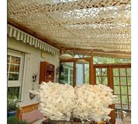 Filet De Camouflage Sable 3x5m(9.8x16.4ftFilet Camouflage Renforcé, Crème Solaire,Militaire,Camping,Chasse,Armée,Décoration,D'ombrage,Léger Et Durable