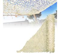 Filet De Camouflage Sable 3x6m(10 * 20ft) Voile D'ombrage De Pergola De Camping De Chasse Militaire, Filet Camo pour Soleil en Plein Air Thème Parti Décoration Voiture Couvre