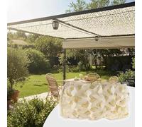 Filet De Camouflage Sable 7x7m Voile D'ombrage De Pergola De Camping De Chasse Militaire, Filet Camo pour Soleil en Plein Air Thème Parti Décoration Voiture Couvre 6x6m 6x8m 7x9m 8x8m 9x9m