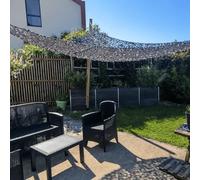 Filet de Camouflage Triangulaire Gris 2x2x2m