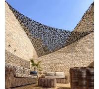 Filet de Camouflage Triangulaire Militaire 4x4x4m