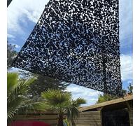 Filet de Camouflage Triangulaire Noir 3x4x5m