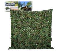 Filet De Camouflage Vert Voile D'ombrage Camouflage Toile Camouflage 1x4.0m 1.5x4.0m 2x5m 2.5x5m 3x6m 3.5x6m 4.0x7m 4.5x7m 5x8m Filet d'ombrage pour Le Camping, La Chasse à l'ombre Décorative, Etc(Tai
