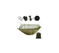 Filet de camping suspendu 260x140 cm, pour une personne, capacité de charge jusqu'à 190 kg