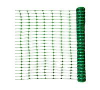 horizont Clôture de délimitation mobile en plastique - 50 m de long et 1 m de haut - Vert - Sans électricité - Flexible - Filet mobile pour le jardin