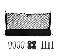 Filet de chargement de camion Double couche Filet de fret hautement élastique avec sac de rangement pour l'organisation de l'espace de chargement de pickup 110 x 40 cm (110 x 40 cm)