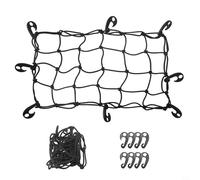 Filet de chargement en caoutchouc élastique pour chariot utilitaire avec 8 crochets, fournit un support de charge sécurisé pour chariot pliable de jardin