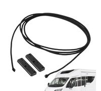 Filet de chargement pour armoires de camping-car | Organisateur intérieur anti-chute | Modification avec corde élastique pour organiser vos bagages, vêtements et achats en voyage