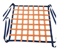 Filet De Chargement pour Camion Filet De Levage À Élingue en Nylon Plat(1 X 1M/Mesh 10cm/Load 500kg)