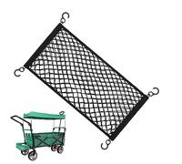 Filet de chargement pour coffre, filet de camion extensible universel avec crochets - 70 x 35 cm - Filet de rangement universel extensible pour camping-car, voiture, VTT, moto Teksome