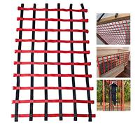 Filet de chargement pour enfants - Filet d'escalade durable pour cabane dans les arbres, ensemble de balançoires d'aire de jeux, mur d'escalade de jardin, accessoire d'échelle en corde