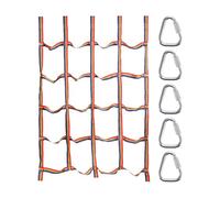 Filet de chargement pour escalade, sangles arc-en- portables - Obstacle de corde de charge, sangles haute résistance de 57 x 72,8 pouces avec anneaux triangulaires, accessoires pour la maison de