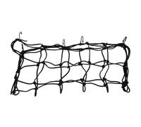 Filet de Chargement pour Vélo 1Pc en Latex Noir, 8 Crochets Robustes | Fixation Ferme des Bagages, Extensible et Anti-Rayures, pour Vélos et Véhicules Électriques