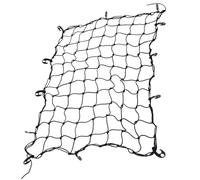 Filet de Chargement pour Voiture, Toit, Galerie, Caoutchouc Noir | Organisation du Coffre, Crochet Robuste, Sécurisation des Bagages, pour Voyage et Rangement, Format Pratique