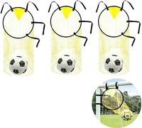 Filet de Cible De Football, Cibles de Football Top Bins, Filets de Cible de But de Football avec Sangles Réglables, Bac D'entraînement Pliable pour Cible de Football pour La Précision du Lancer (1pcs)