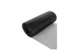 Filet de clôture en Plastique pour l'élevage, l'isolation et la Protection des Enfants, Chats, Animaux de Compagnie et Poules de Jardin (Noir, 50 x 600 cm)