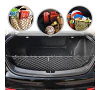 Filet de coffre de voiture en maille élastique pour Chevrolet Malibu 2019-2023 - Organiseur et rangement de coffre de qualité supérieure - Filet à bagages pour berline - Meilleur organisateur de voiture pour Chevrolet Malibu