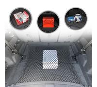 Filet de Coffre en Maille pour Audi Q7 Premium Plus Prestige 2017-2023 - Organiseur et Rangement de Coffre de qualité supérieure - Filet à Bagages pour SUV