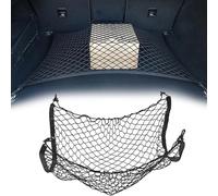 Filet de Coffre pour Audi A3 A4 A5 A6 C7 Q3 Q5 Q7 8V B8 B9 S3, Filet de Rangement Voiture Haute Élasticité, Organisateur Coffre Élastique avec Crochets pour Bagages