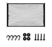 Filet de Coffre Voiture pour Honda Legend 1985-2015 KA, Filet de Rangement Nylon avec Crochets et Vis, Organisateur de Bagages pour SUV et Van, Filet de Fixation Courses,B-(60 * 100)-A-Thin