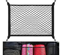Filet de Coffre Voiture pour Nissan Note E12 2013-2020 | Taille 100x60cm Maille elastique robuste Materiel de montage inclus Garde le coffre organise Empeche le glissement
