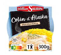Filet de Colin au Citron et Riz Safrané William Saurin 300g/Boite 2 boîtes