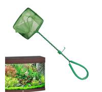 Filet de collecte de poissons, filet pour poissons d'aquarium | Filet pour aquarium en maille fine avec manche long, filet pour poissons, outils de nettoyage, écumoire pour aquarium avec crochet pour