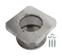 Filet de combustion en acier inoxydable et base pour pyramide pour chauffage de terrasse avec double couvercle 304 SS pour une meilleure rétention de la chaleur (10 cm)